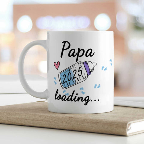Bedruckte Tasse mit Spruch - Baby Loading in versch. Varianten