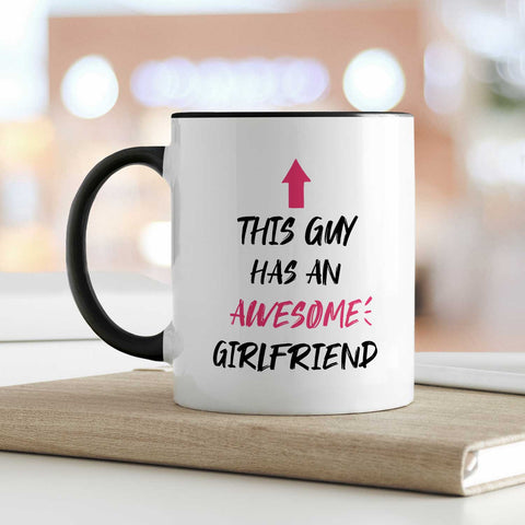 Bedruckte Tasse mit Spruch - Awesome Girlfriend