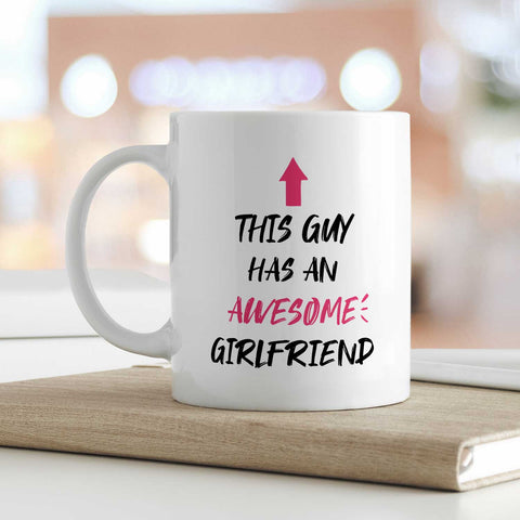 Bedruckte Tasse mit Spruch - Awesome Girlfriend