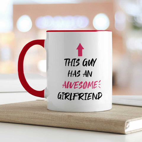 Bedruckte Tasse mit Spruch - Awesome Girlfriend