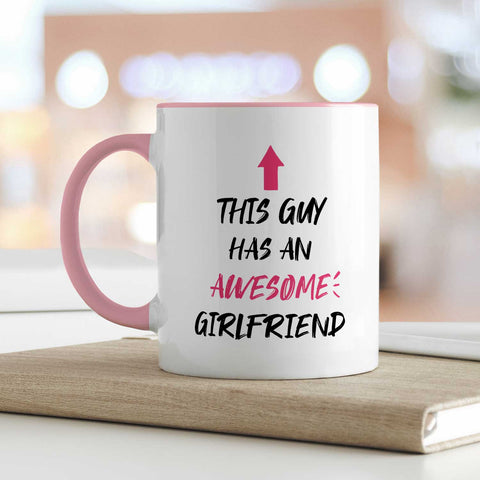 Bedruckte Tasse mit Spruch - Awesome Girlfriend