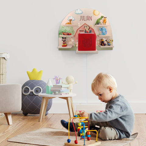 Toniebox Regal für Kinderzimmer - Farm - Personalisiert mit Namen