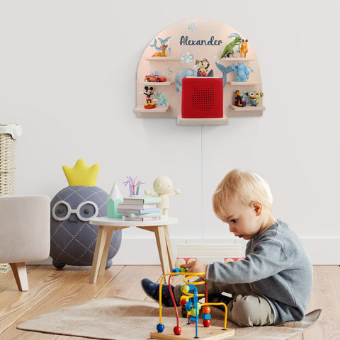Toniebox Regal für Kinderzimmer - See - Personalisiert mit Namen