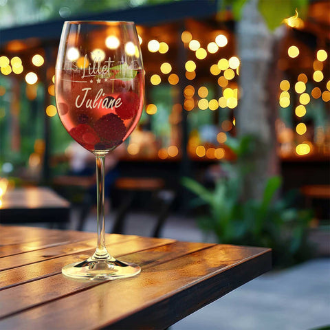 Leonardo Weinglas mit Gravur - "It's Lillet Time V2" mit Wunschname