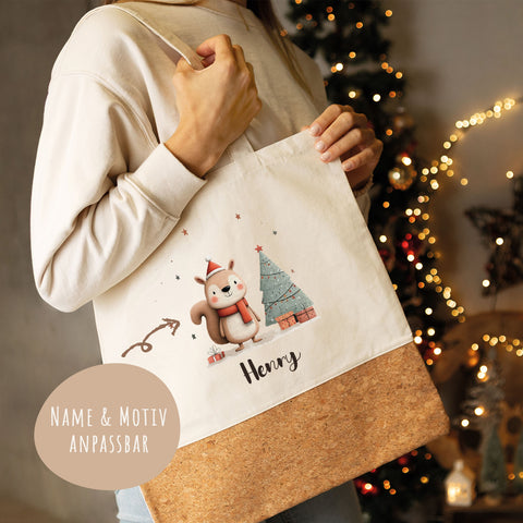 Einkaufstasche Kork - Geschenktiere