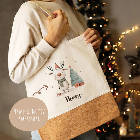 Einkaufstasche Kork - Geschenktiere