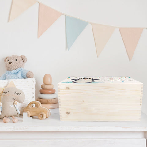 Erinnerungskiste für Kinder mit UV-Druck - Partytiere