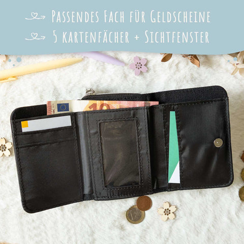 Bedruckte Geldbörse für Kinder - Meerjungfrau V2