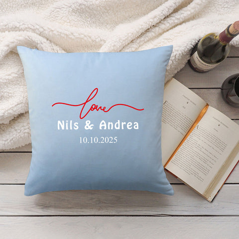 Personalisiertes Kissen mit Motiv - Simple Love