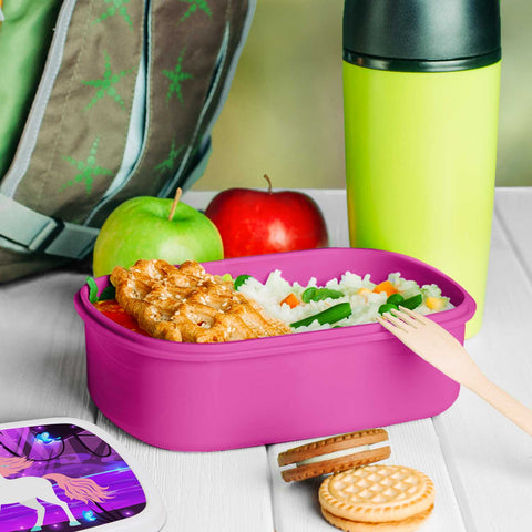 Bedruckte Lunchbox für Kinder - Magischer Wald