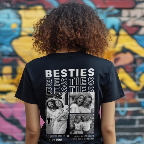 Personalisiertes T-Shirt Unisex - Besties