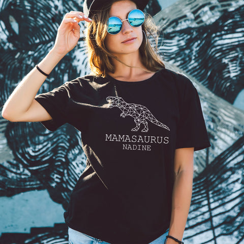 Personalisiertes T-Shirt für Damen - MAMASAURUS