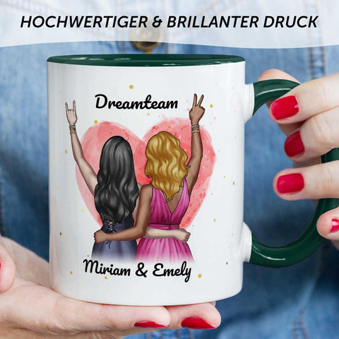 Bedruckte Tasse mit Konfiguration - Beste Freundin
