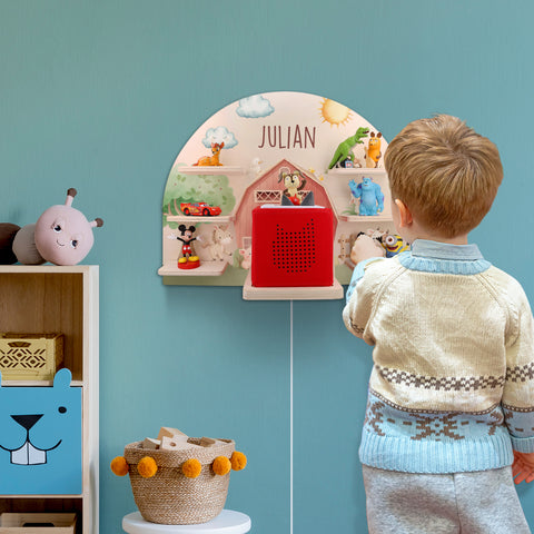 Toniebox Regal für Kinderzimmer - Farm - Personalisiert mit Namen