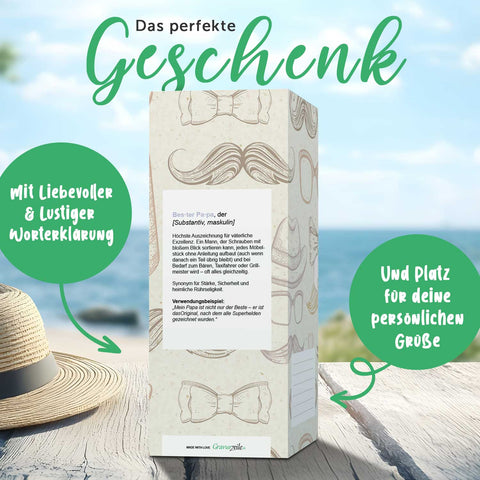 Leonardo Weizenglas mit Gravur "Bester Papa der Welt"