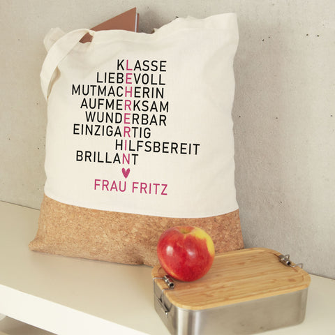 Einkaufstasche Kork - Wortspiel