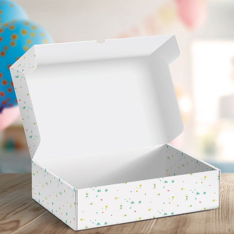 Personalisierte DIY Geschenkbox - Color Splash mit Wunschtext