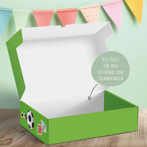 Personalisierte Geschenkbox - Schulranzen - Einschulung