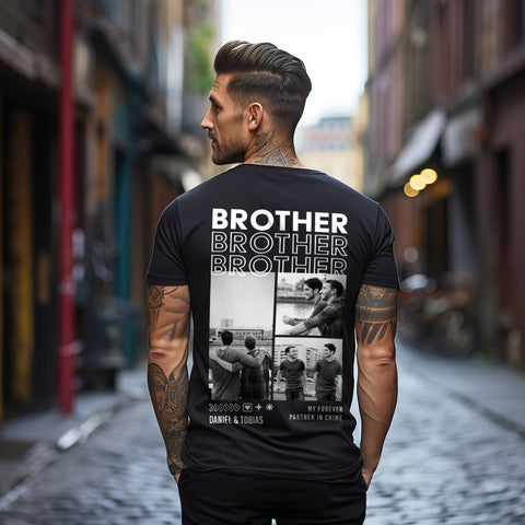Personalisiertes T-Shirt Unisex - Brother