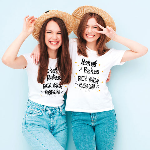 Bedrucktes T-Shirt für Damen - Hokus Pokus