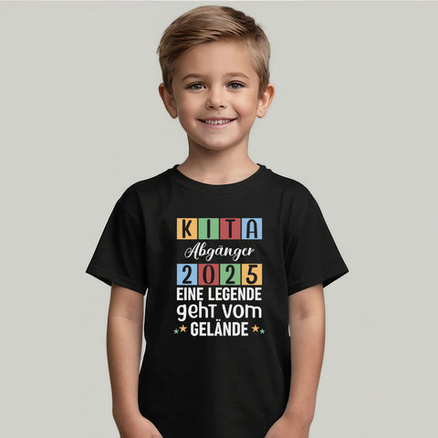 Bedrucktes T-Shirt für Kinder - KITA Abgänger 2025