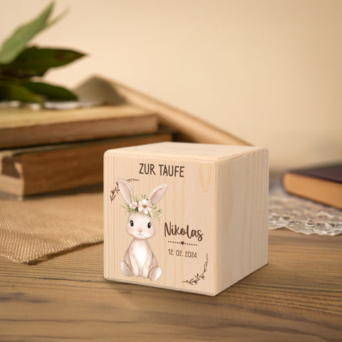 Spardose aus Holz - Tiere