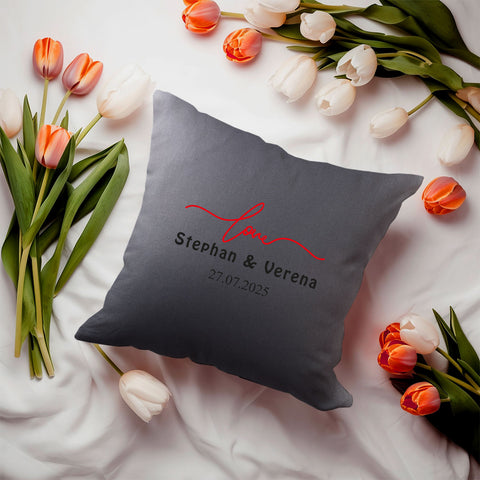 Personalisiertes Kissen mit Motiv - Simple Love
