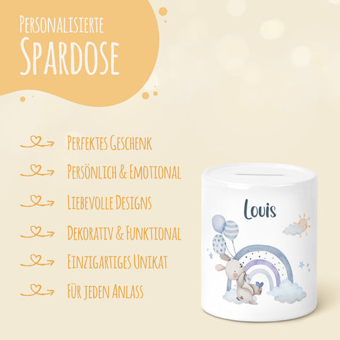 Spardose aus Keramik - Ballon