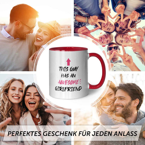Bedruckte Tasse mit Spruch - Awesome Girlfriend