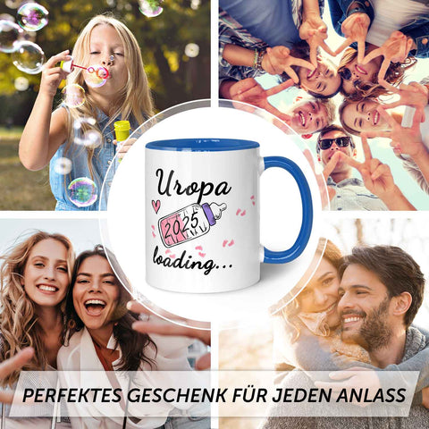 Bedruckte Tasse mit Spruch - Baby Loading in versch. Varianten