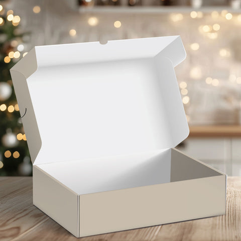 Personalisierte DIY Geschenkbox im Frohe Weihnachten mit Wunschtext
