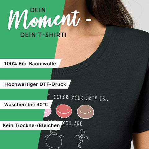Bedrucktes T-Shirt für Damen - I hate everyone