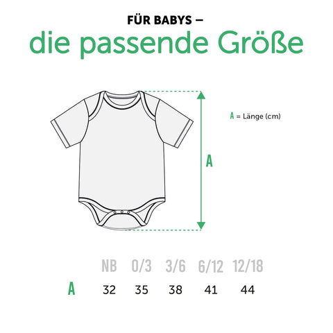 Bedruckter Babybody für Babies - Unser erster Vatertag