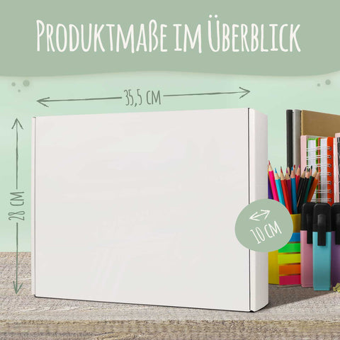 Personalisierte Geschenkbox - Endlich gehts aufs Gymi - Einschulung
