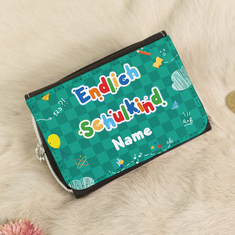Bedruckte Geldbörse zur Einschulung - Endlich Schulkind