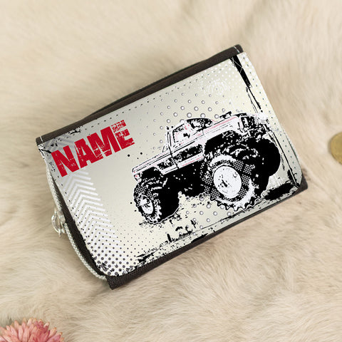 Bedruckte Geldbörse für Kinder im Monstertruck Design