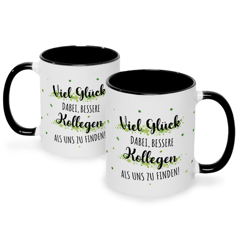 Bedruckte Tasse mit Spruch Bessere Kollegen