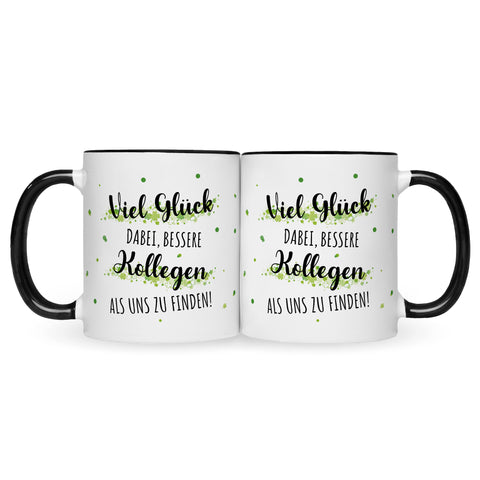 Bedruckte Tasse mit Spruch Bessere Kollegen
