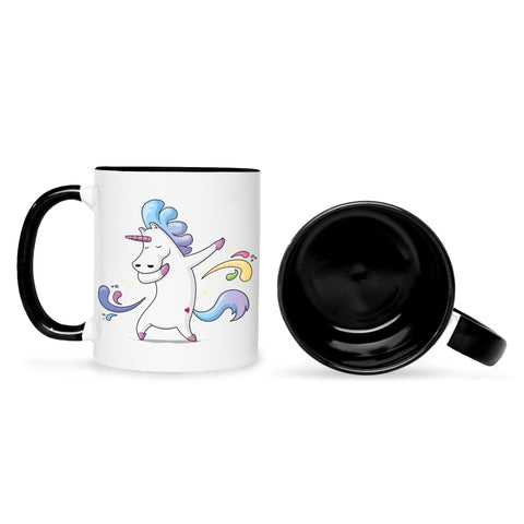 Bedruckte Tasse mit Motiv Einhorn