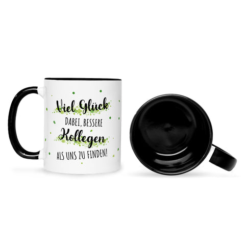 Bedruckte Tasse mit Spruch Bessere Kollegen