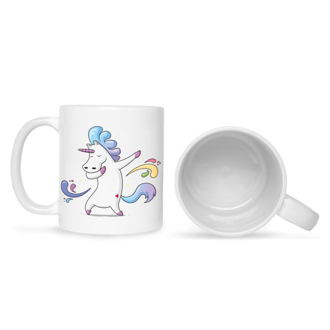 Bedruckte Tasse mit Motiv Einhorn