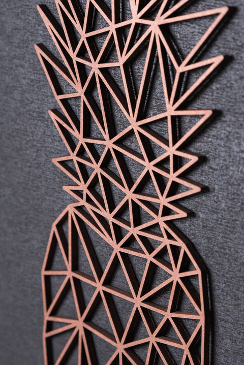 Origami Ananas aus Holz