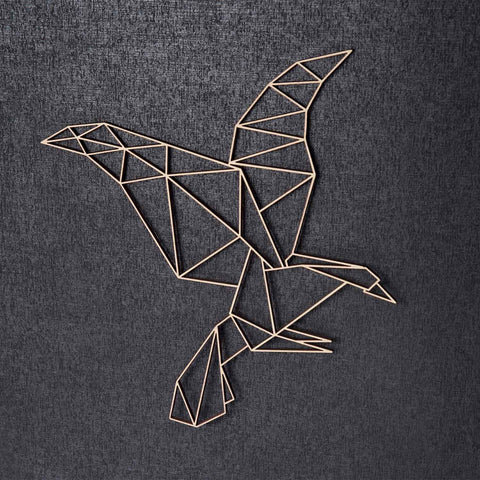 Origami Adler aus Holz -