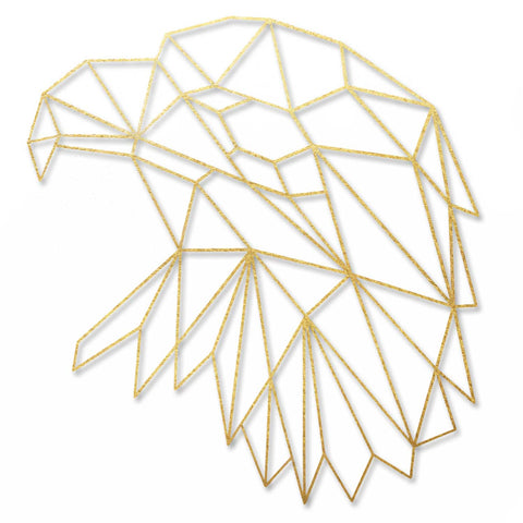 Origami Adlerkopf aus Holz -