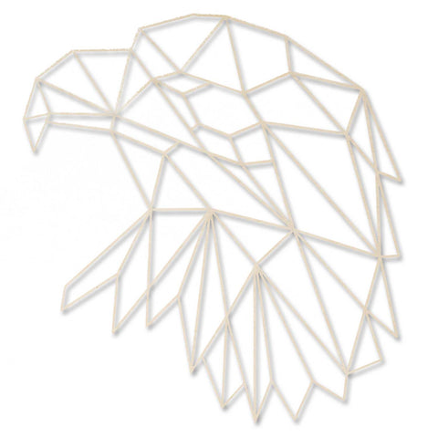 Origami Adlerkopf aus Holz -