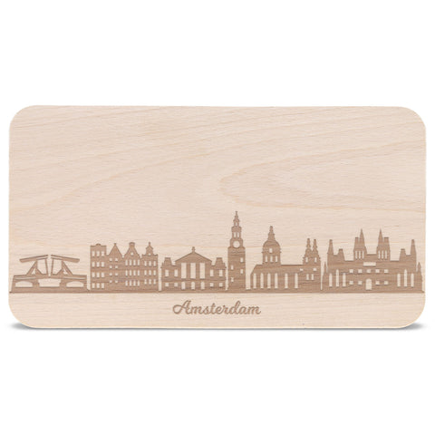 Frühstücksbrettchen Skyline Amsterdam