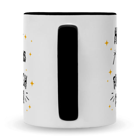 Bedruckte Tasse mit Spruch Hokus Pokus