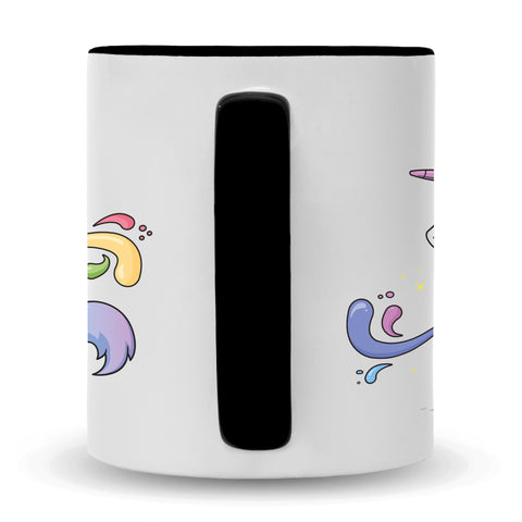 Bedruckte Tasse mit Motiv Einhorn