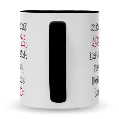 Bedruckte Tasse mit Spruch Schatz ich werde dich nerven