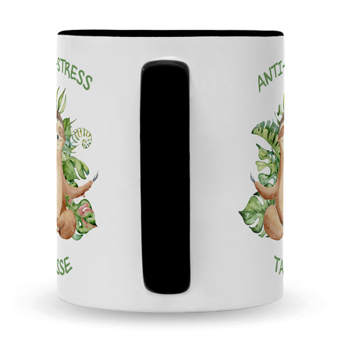 Bedruckte Tasse mit Spruch Anti-Stress Tasse